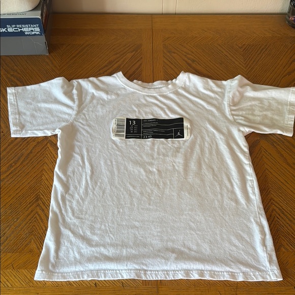 Jordan Other - Jordan White Tee with Black Label Design